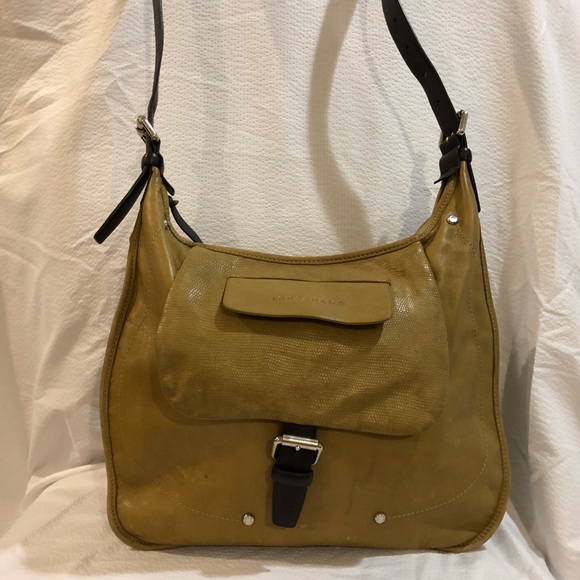 Longchamp Blazane messenger/hobo leather bag - Picture 1 of 7